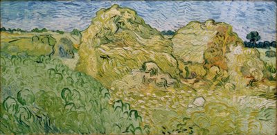 Field with Haystacks by Vincent van Gogh
